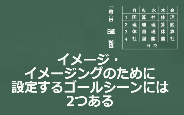 2つのゴールシーンイメージ画像