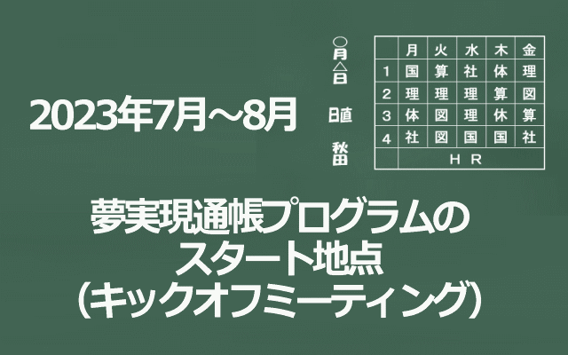 キックオフミーティングのイメージ画像